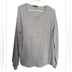 NYC Alliance Black & Gray Casual Top
